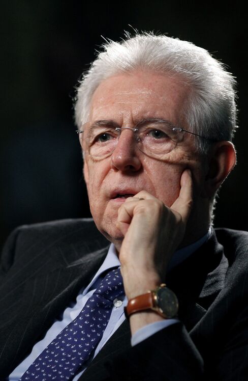 Prime Minister Mario Monti