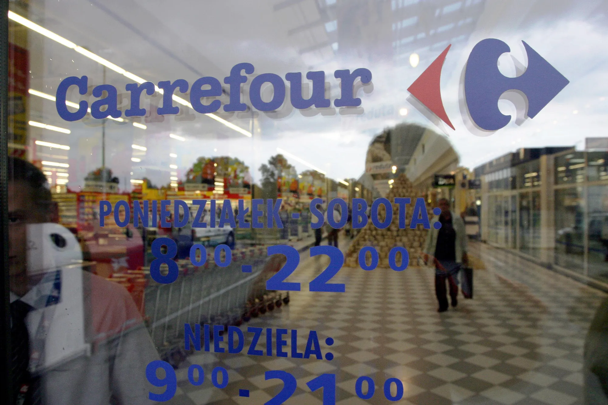 A Carrefour hypermarket outside Warsaw.&nbsp;