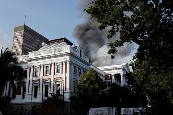 Firefighters Douse South Africa Parliament Blaze as Suspect Held