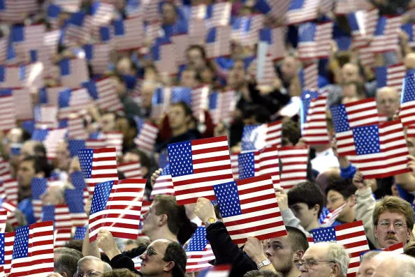 Let the flags fly.
