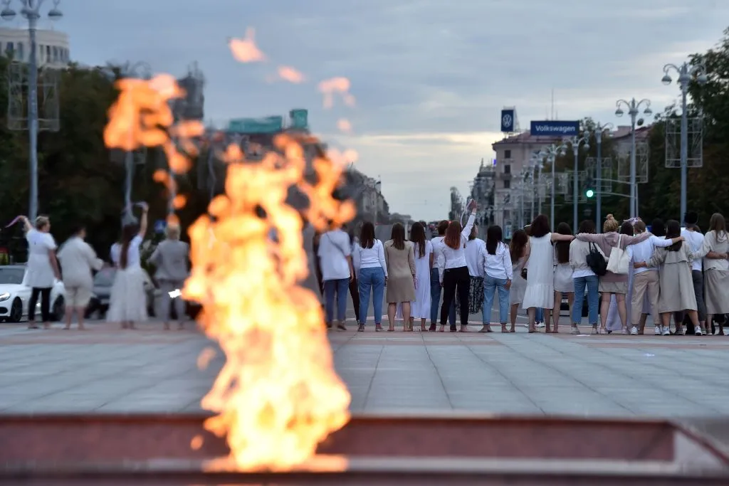Protests in Minsk.