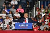 Former President Donald Trump Holds Rally In Ohio