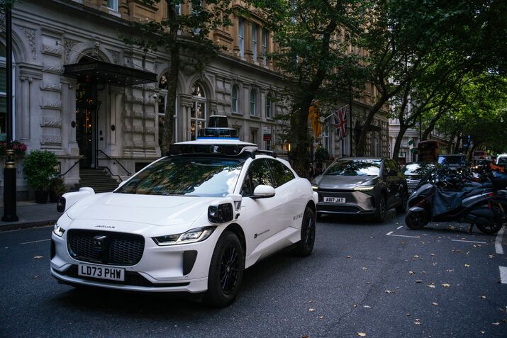 Alphabet Inc.'s Waymo Autonomous Driverless Cars Mapping London Streets