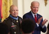 President Biden Awards The Medal Of Honor To Retired Army Colonel Paris Davis For Service During Vietnam War
