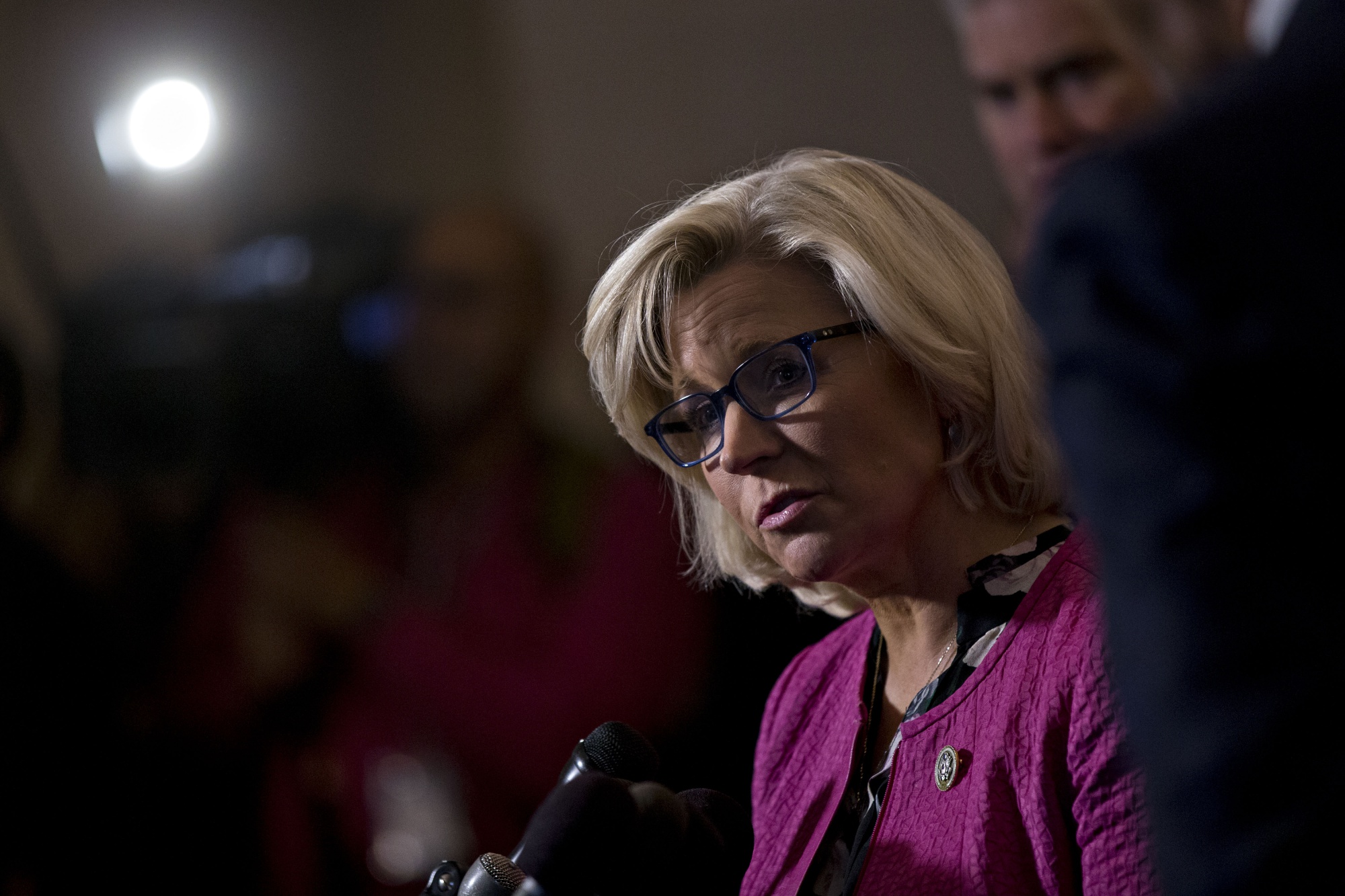 Trump Attacks Liz Cheney After Row With House Conservatives - Bloomberg