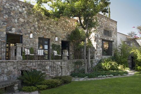 Inside, a lush retreat.