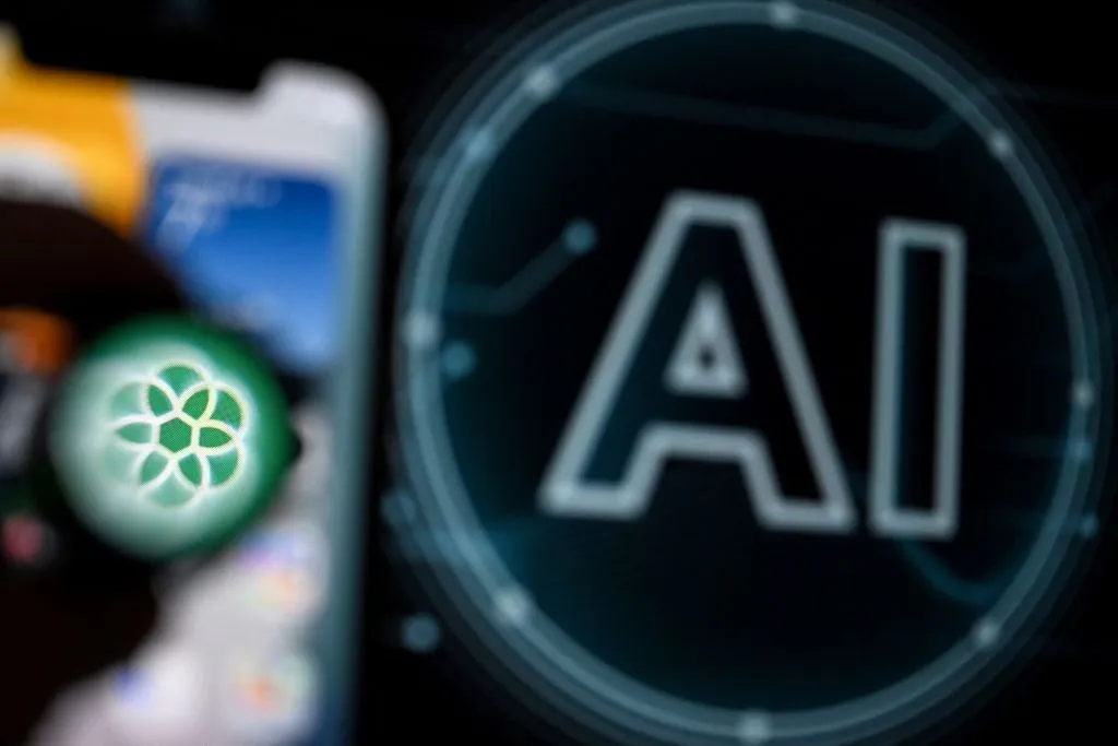 A ChatGPT AI logo.