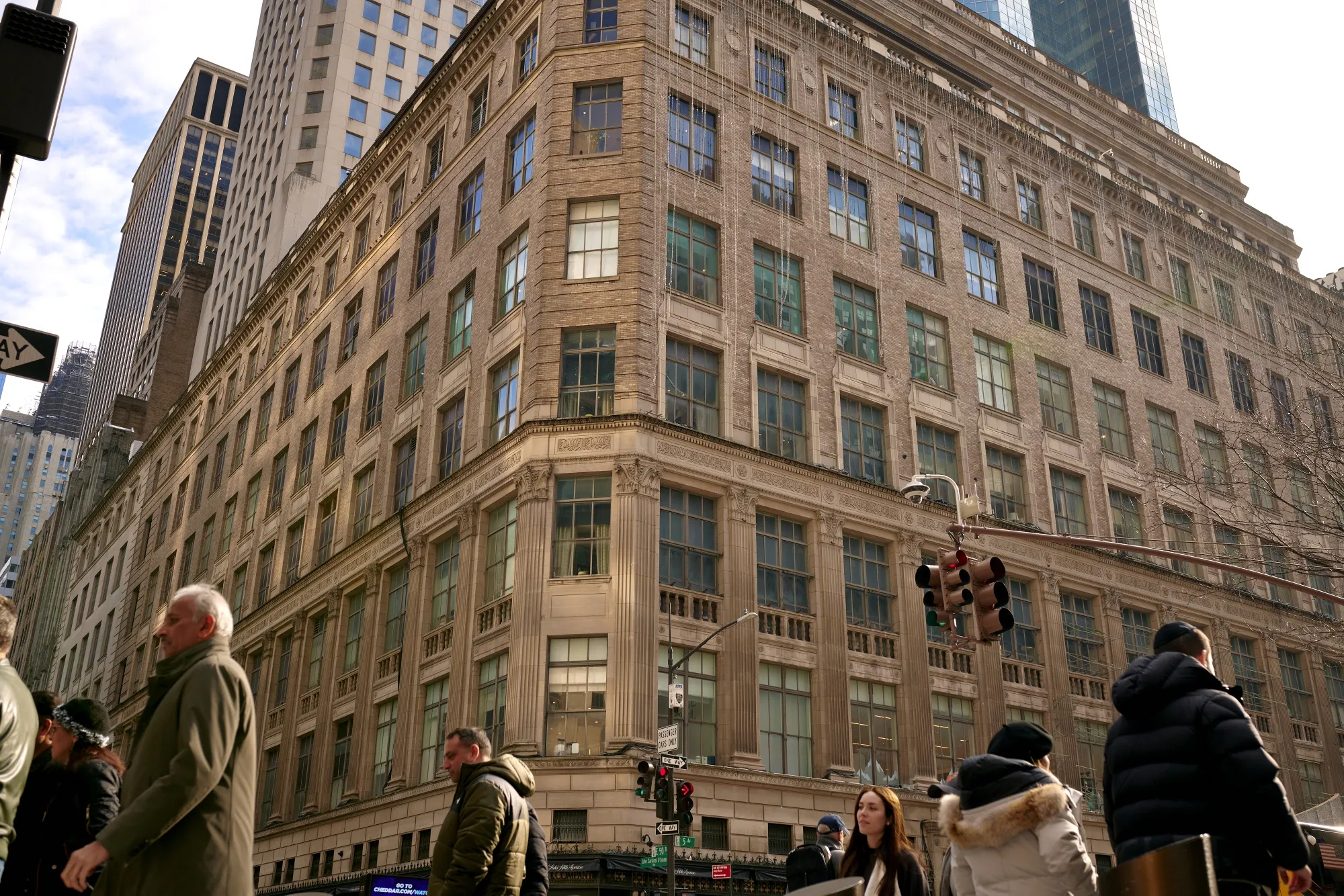 The Saks Fifth Avenue department store in New York.