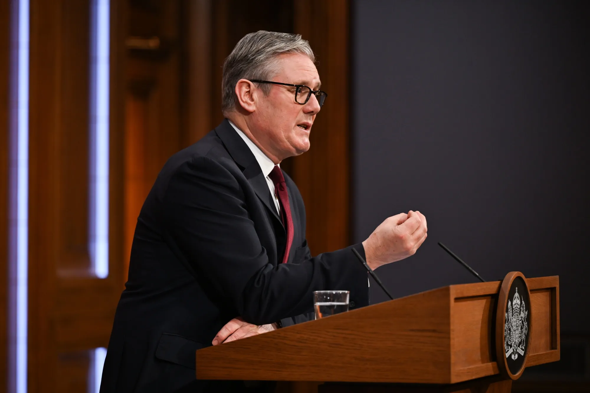 UK PM Keir Starmer today ruling out being drawn into a “wider war.”