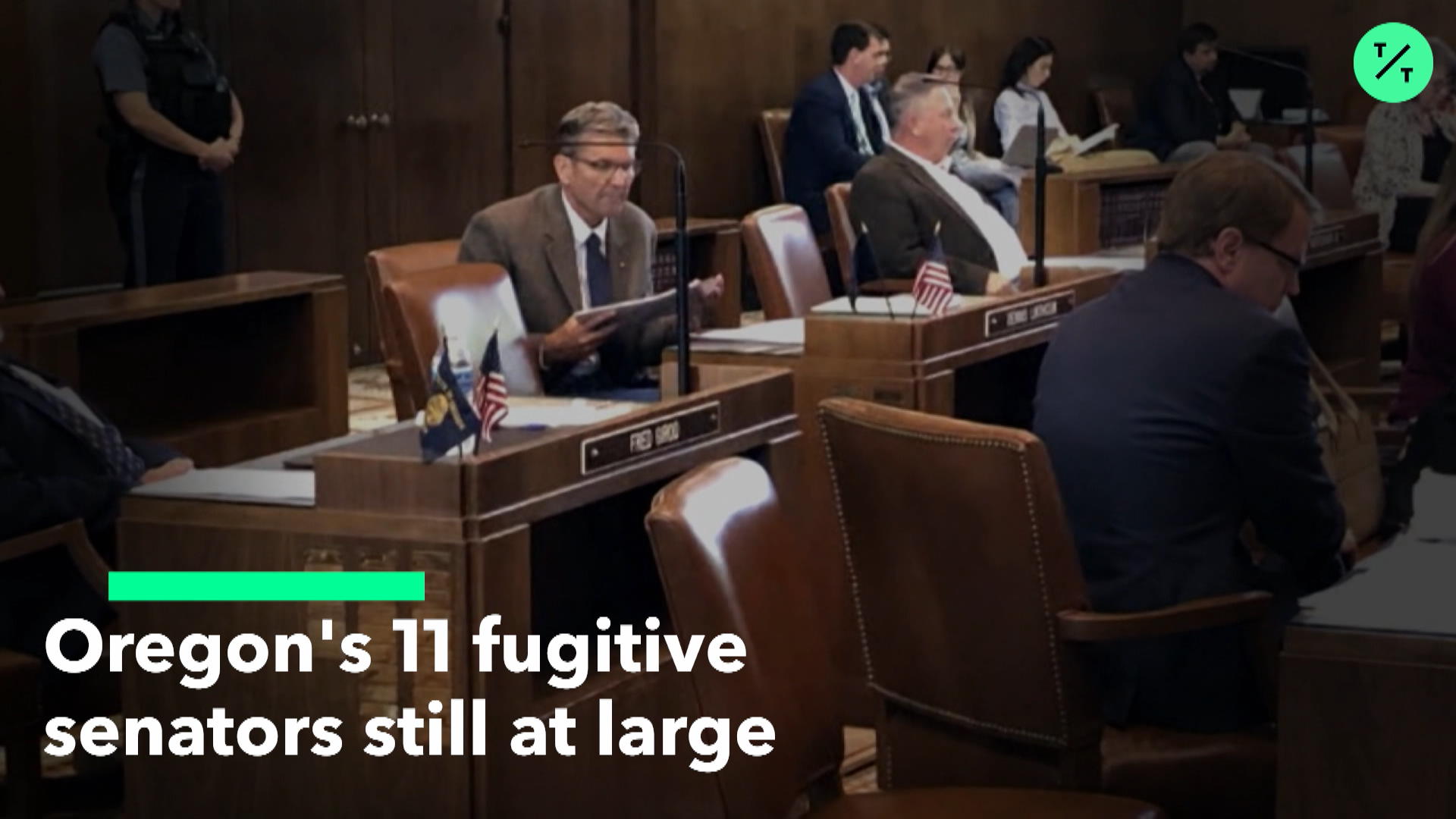 Watch Oregon Senators On The Run Bloomberg