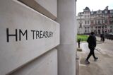 The headquarters of HM Treasury in London..