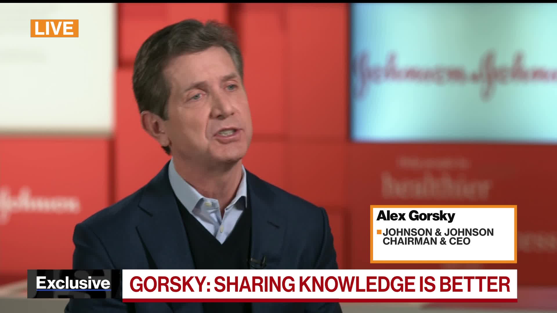 Watch J&J Has 'Tremendous, Deep Bench' of Leaders, CEO Says Bloomberg