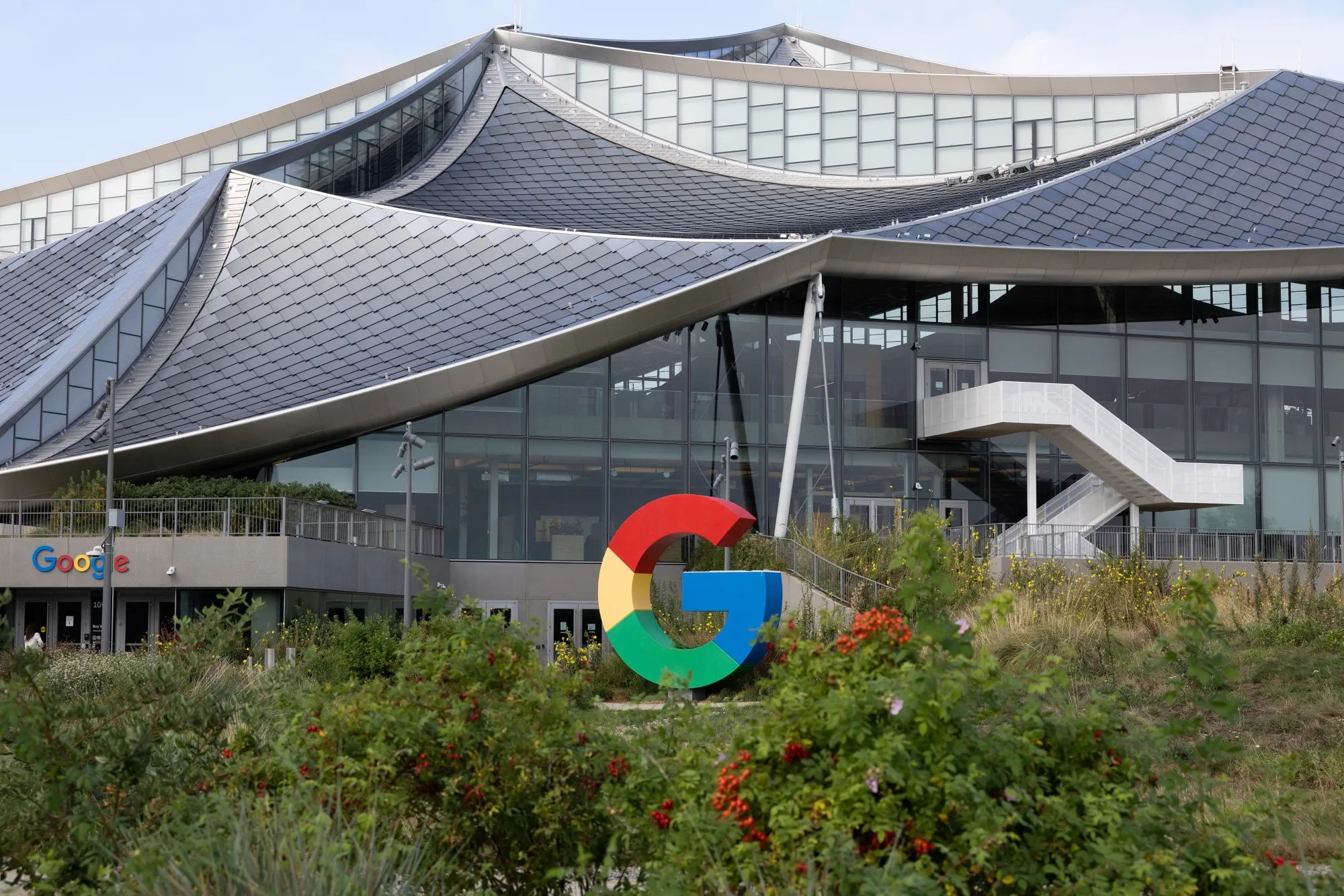 The Google headquarters in Mountain View, California.