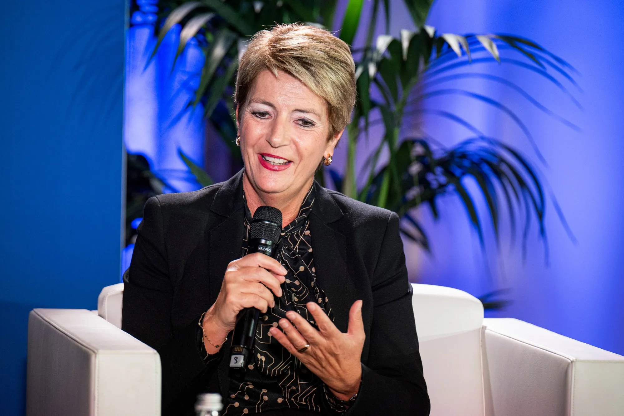 Switzerland’s Finance Minister Karin Keller-Sutter in Zurich, on Oct. 31.