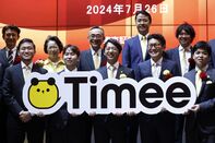 Job App Firm Timee Listing Ceremony