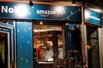An Amazon shop opens in Paris in 2018.