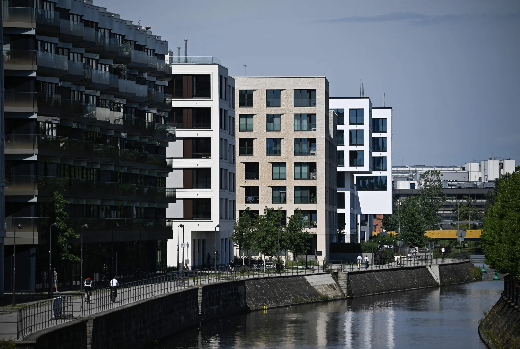 New Berlin apartment buildings.