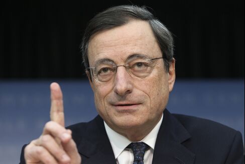 European Central Bank President Mario Draghi