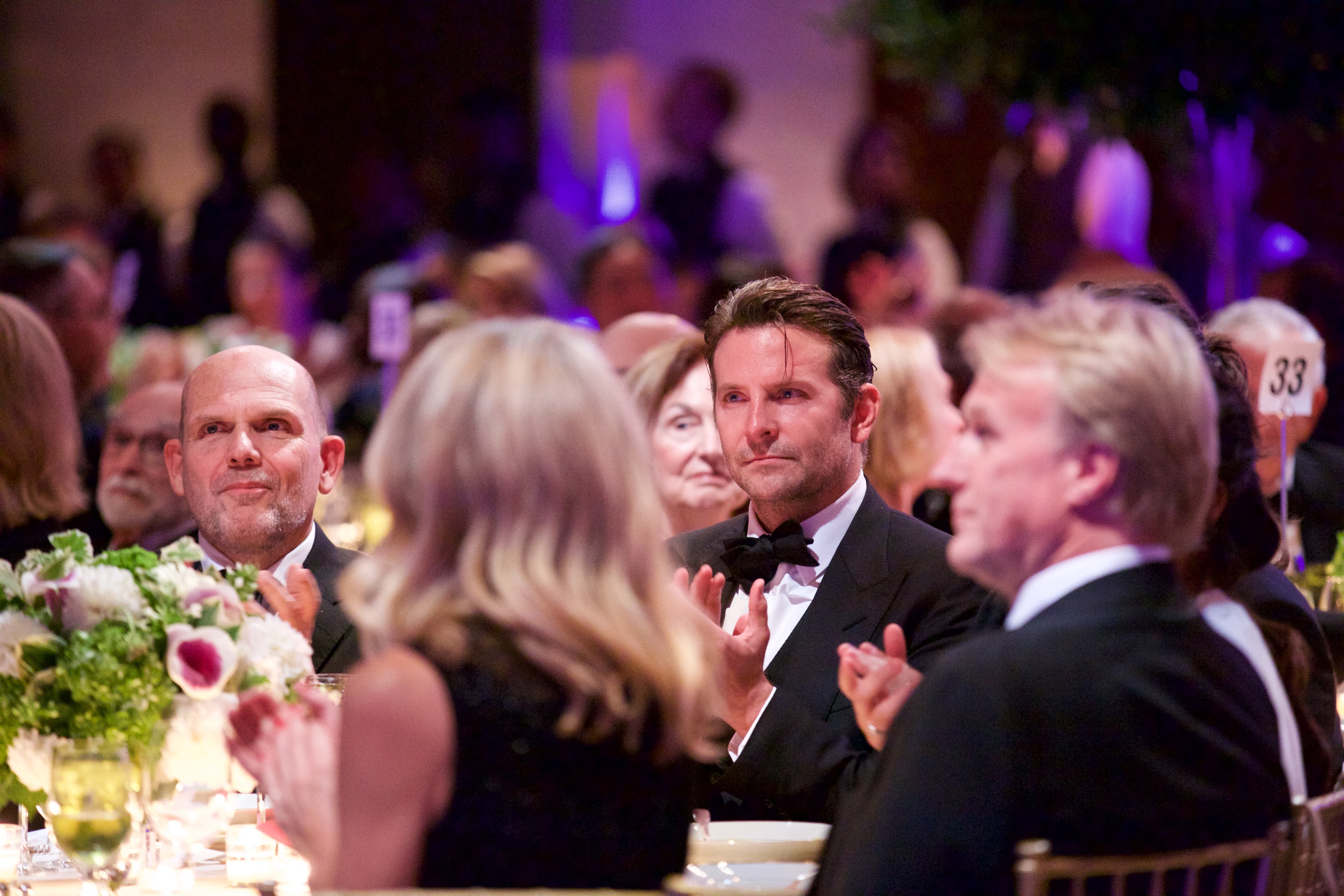 Jaap van Zweden, left, and Bradley Cooper