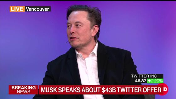 Twitter Gains as Board Plots Defense Strategy Against Musk