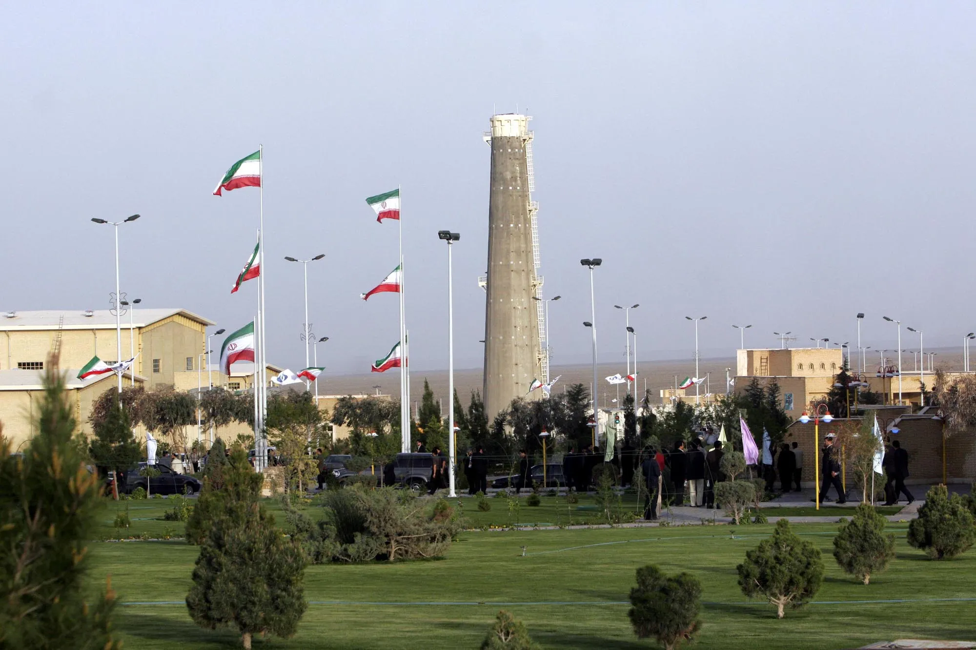 The nuclear enrichment facility in Natanz, Iran.