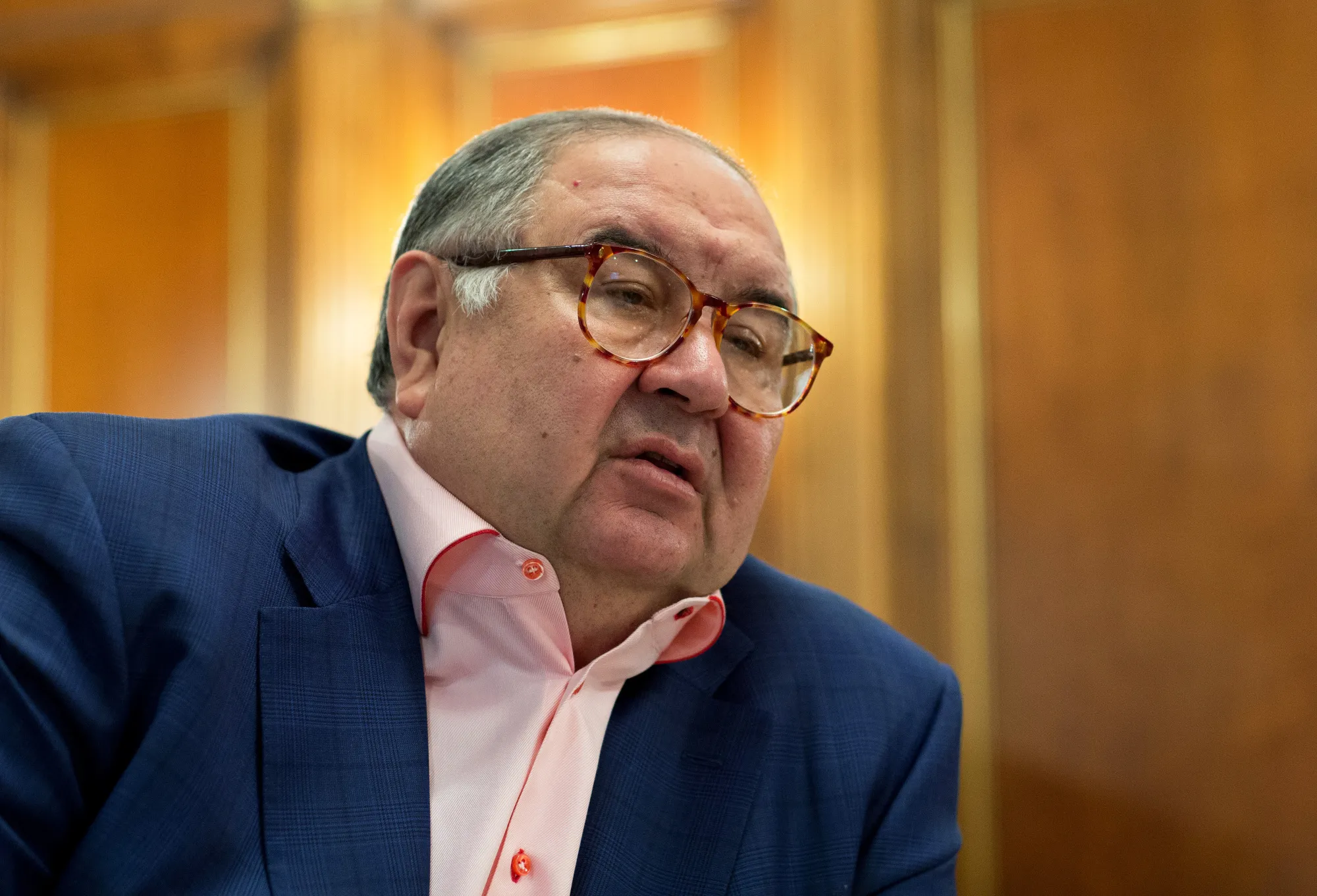 Alisher Usmanov on April 6.
