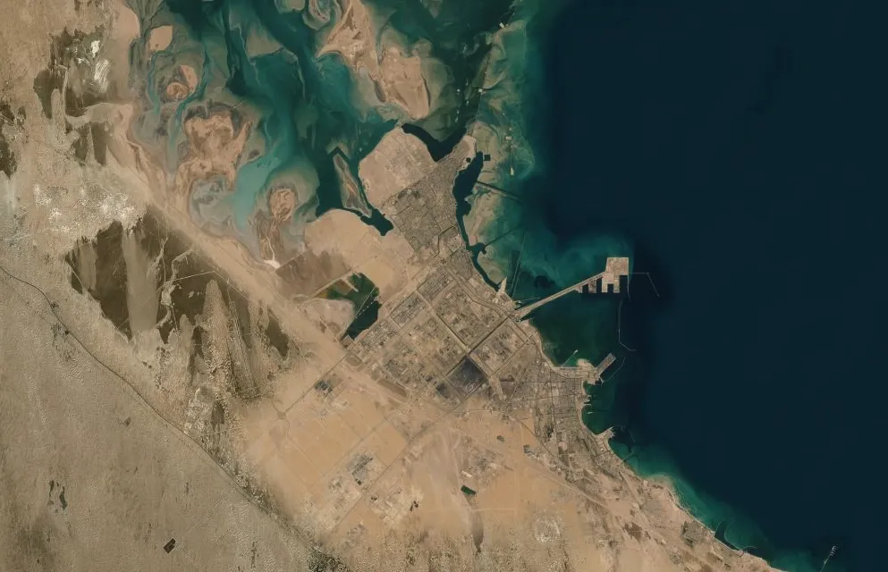 The Jubail oil terminal in Saudi Arabia.