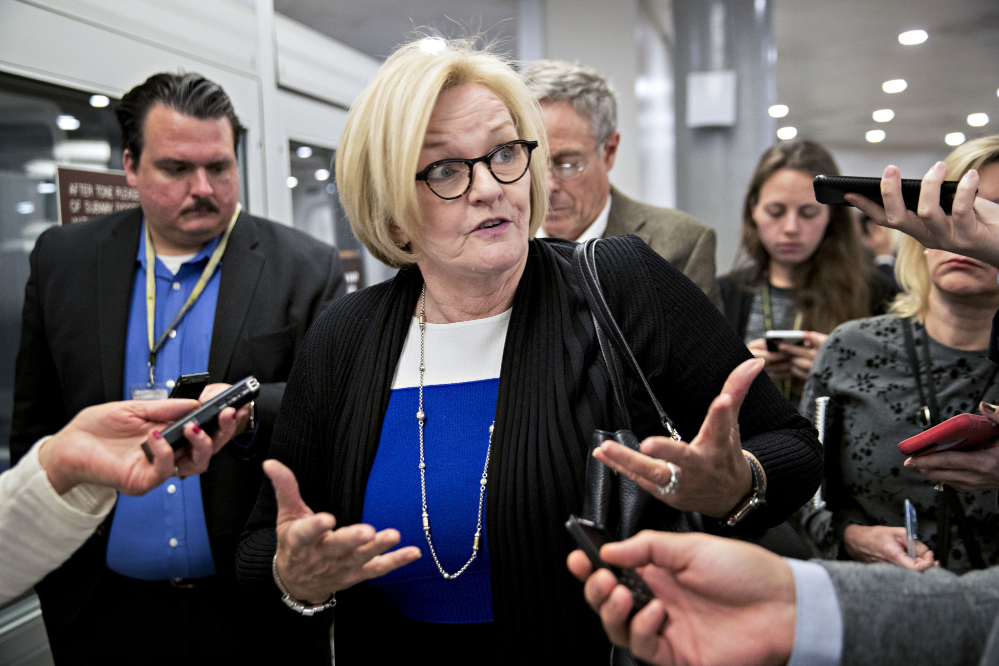 Among the Democratic incumbents in pro-Trump states, Senator Claire McCaskill of Missouri raised the most during the quarter.