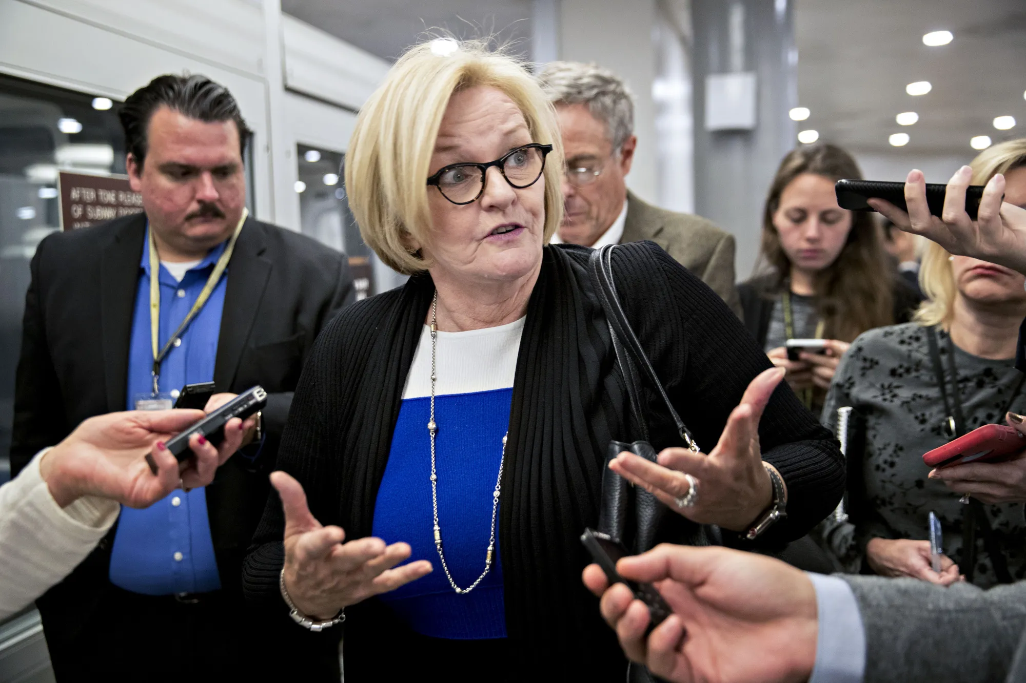 Among the Democratic incumbents in pro-Trump states, Senator Claire McCaskill of Missouri raised the most during the quarter.