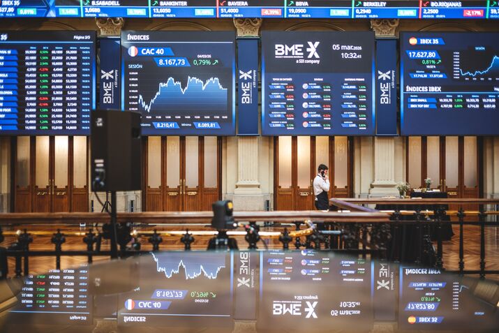 Inside Madrid Stock Exchange 