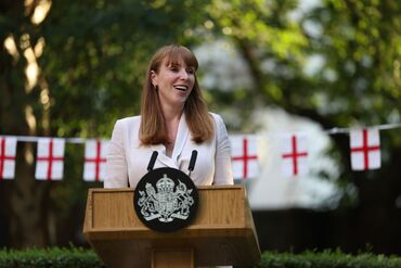 England's Lionesses in Downing Street After Winning Women's Euro Football Trophy