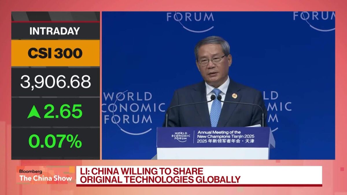 China’s Li Highlights Entrepreneurship at WEF