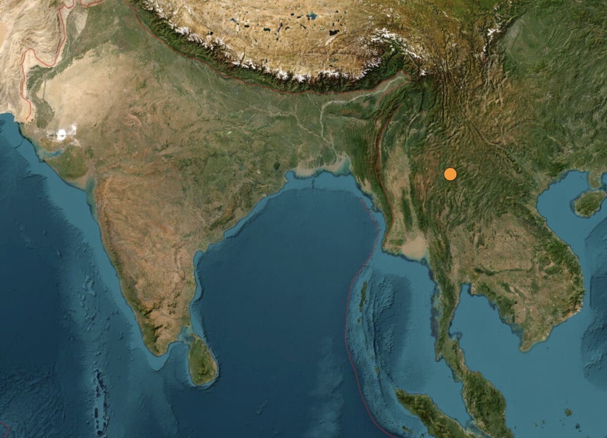 Earthquake Shakes Eastern Myanmar Near Borders of Thailand, China
