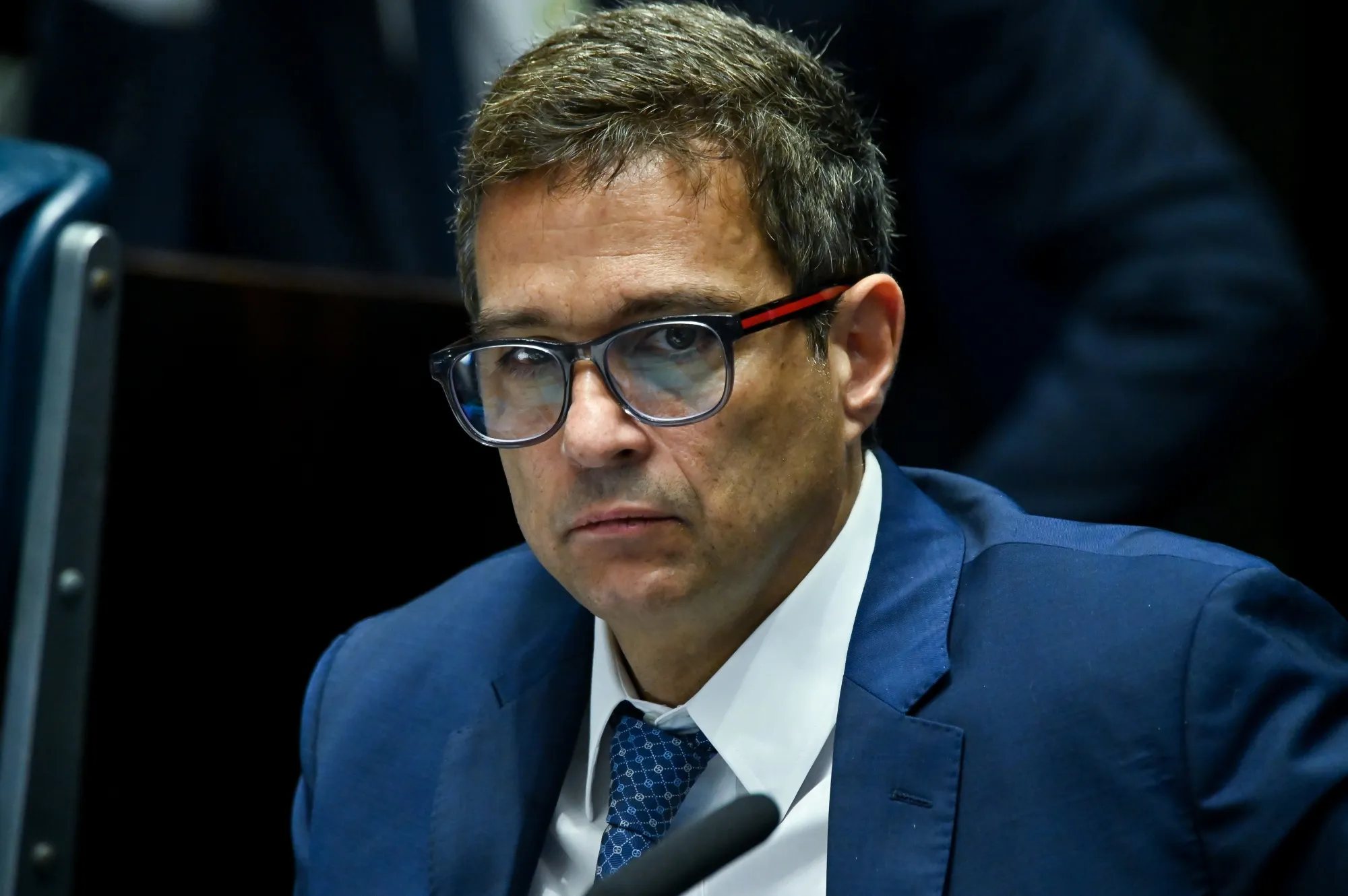 Roberto Campos Neto, Brazil’s Central Bank president, at the National Congress in Brasilia, Brazil, on Thursday, Aug. 10, 2023. 