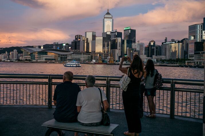 Hong Kong Business District As Brexit Hits Markets