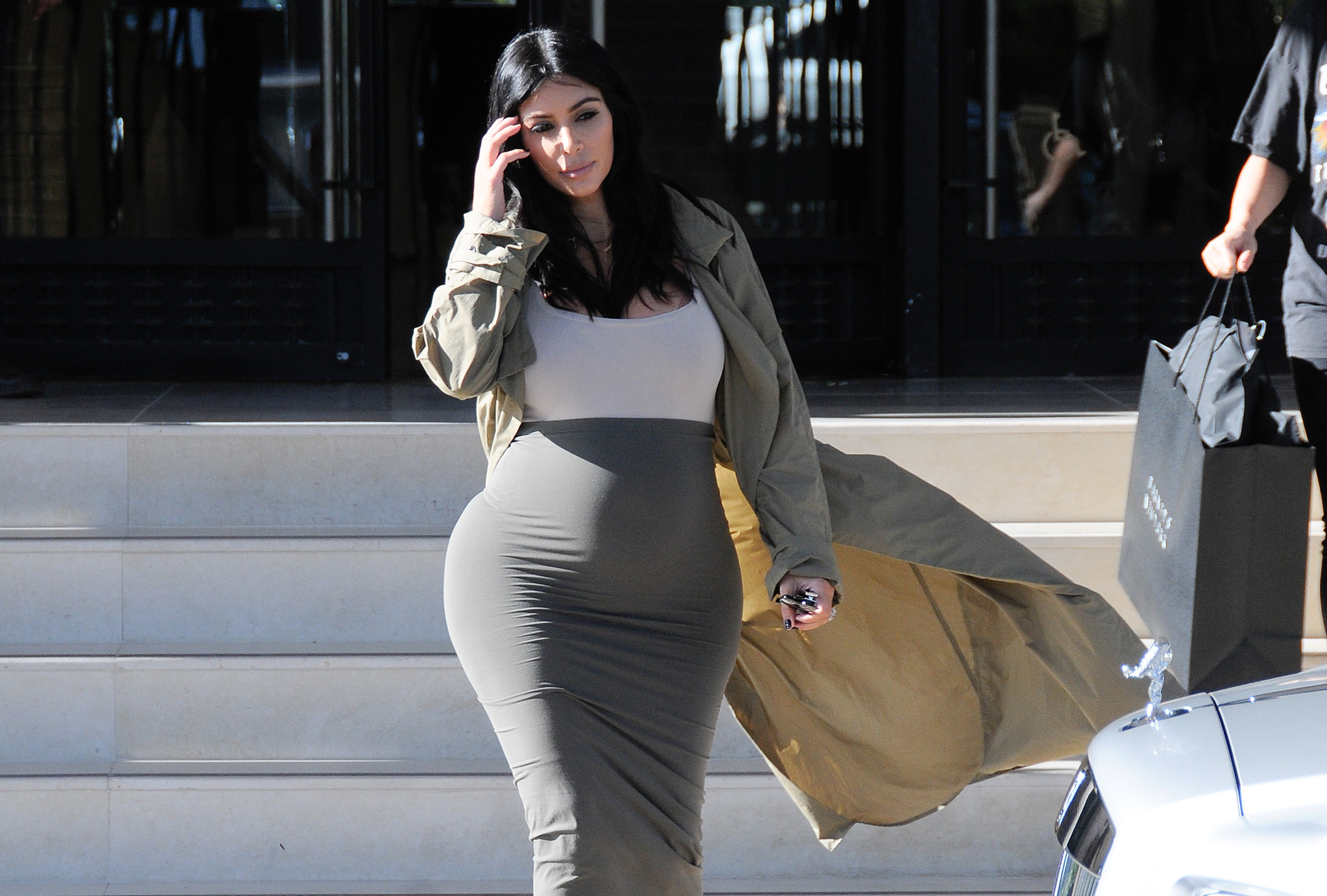 Kim Kardashian on Aug. 10 in Los Angeles.

