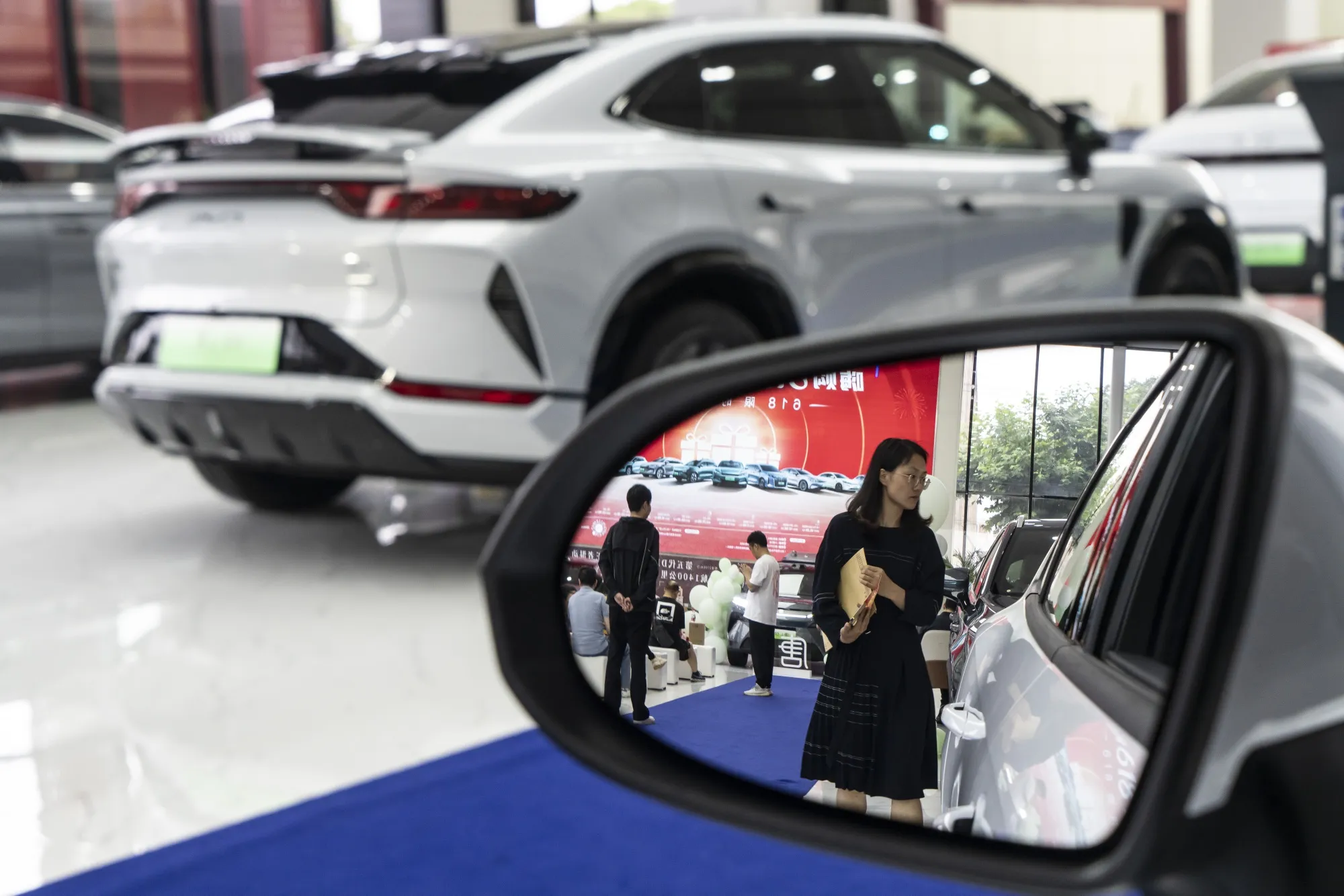 A BYD showroom in Shanghai.