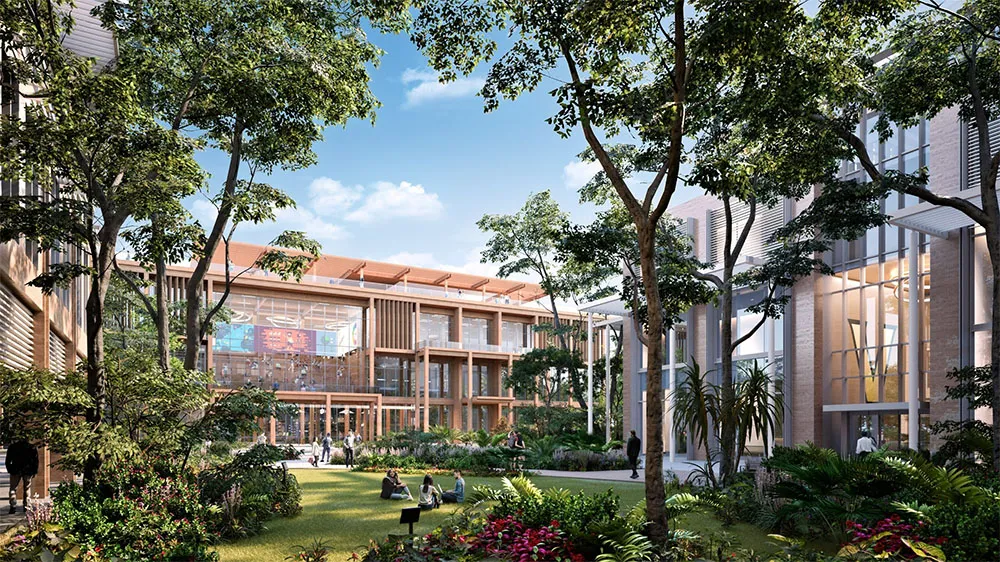 A rendering of Vanderbilt University’s new West Palm Beach campus.