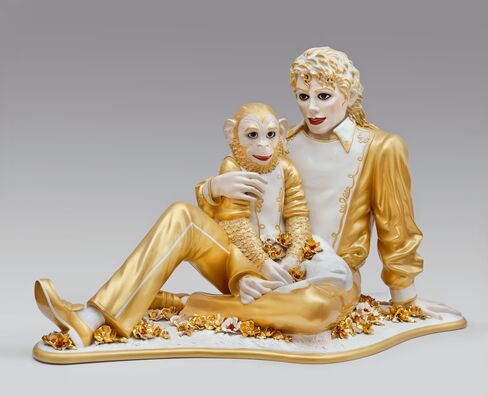 'Michael Jackson and Bubbles'