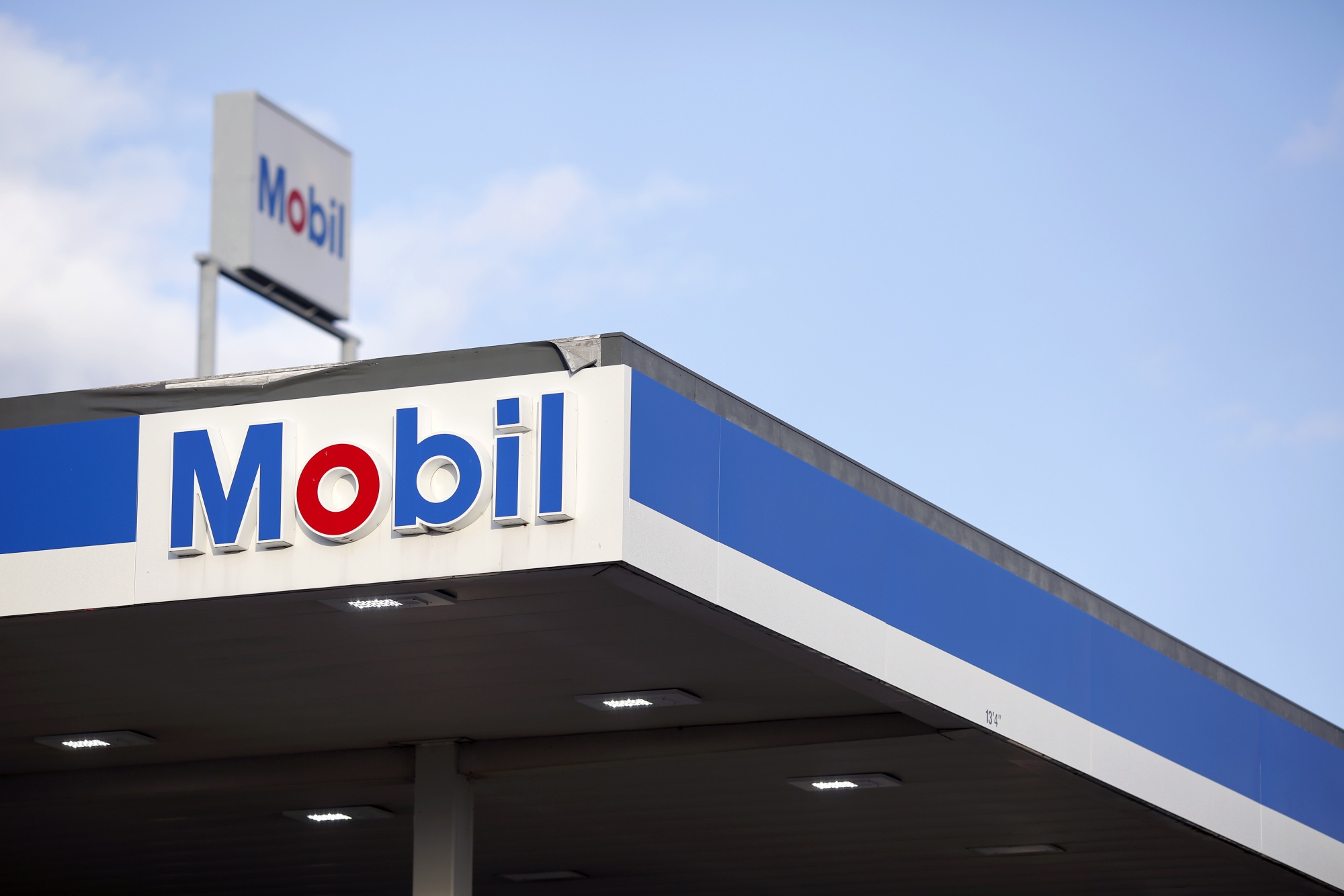 An Exxon Mobil Corp. Gas Station As Earnings Beat Highest Estimate
