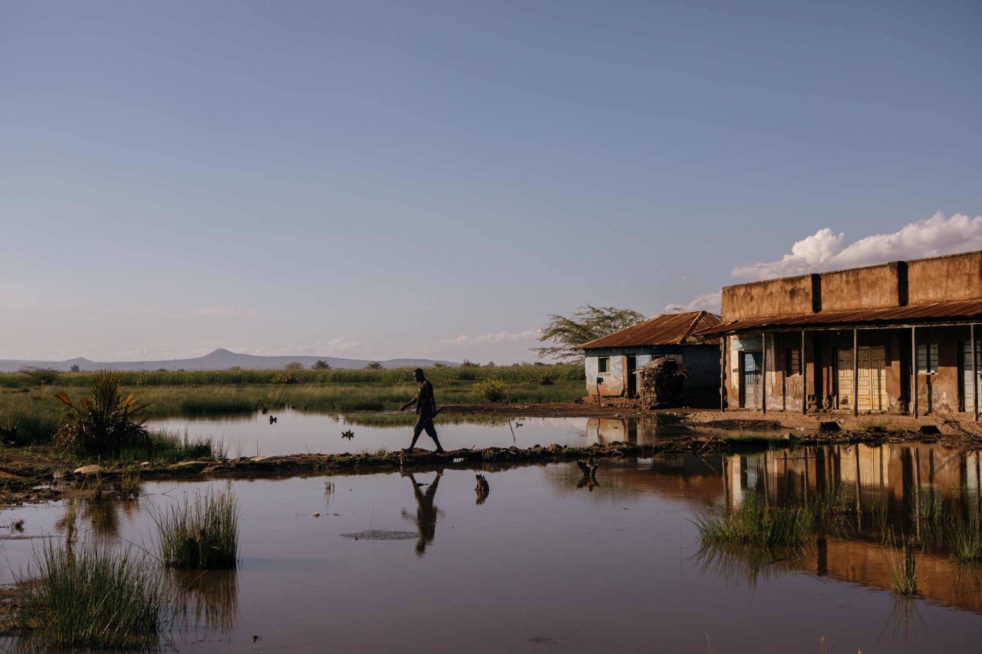 Flooding in the Kenyan village of Kimorigo.