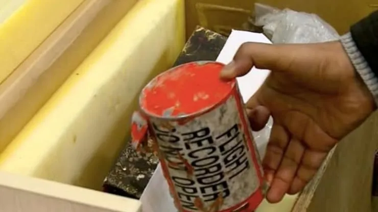 Ukraine International Airlines Flight 752’s flight recorder.
