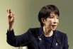 Japan's Prime Minister Sanae Takaichi at Liberal Democratic Party's Annual Convention