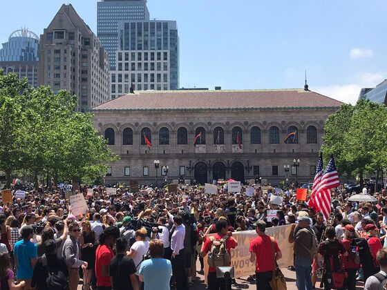 Wayfair Employees Protest in Boston Over Border Camp Sales