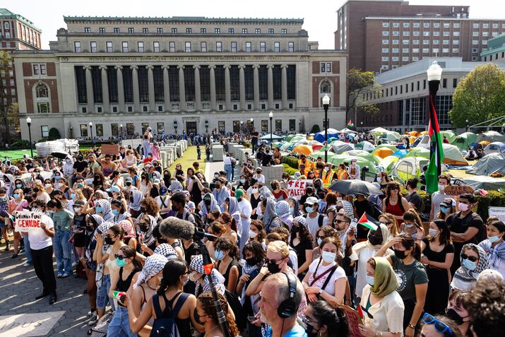 Columbia University Issues Deadline For Gaza Encampment To Vacate Campus