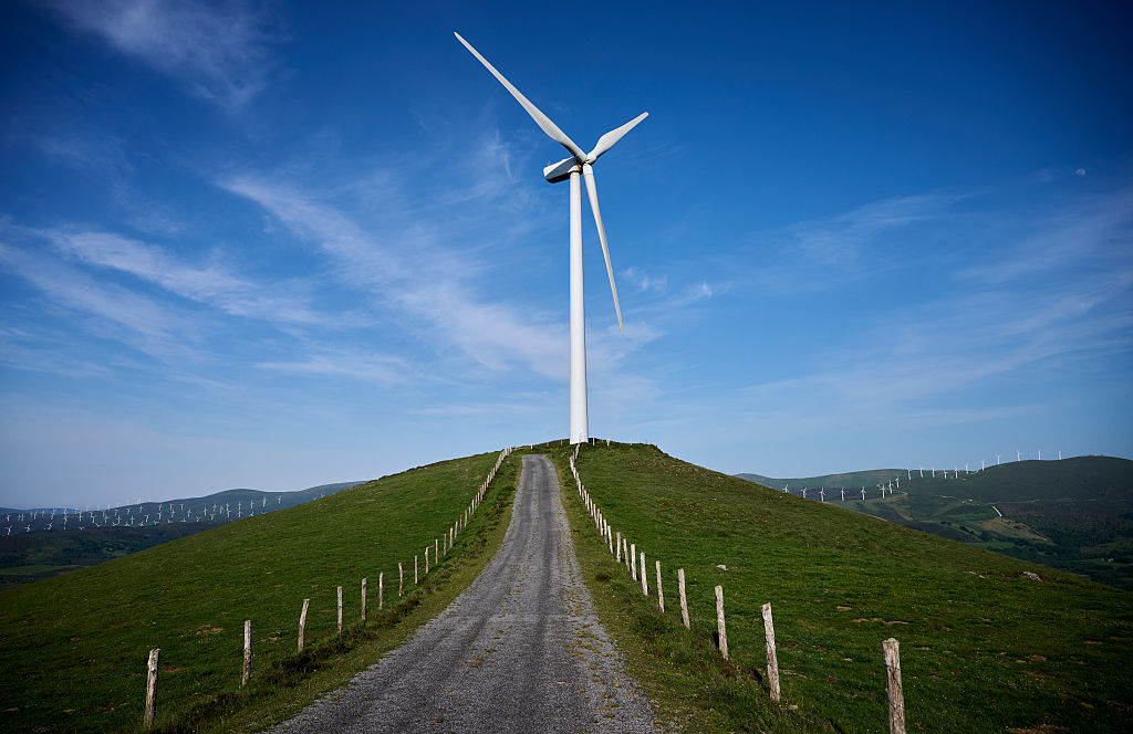 Wind turbines in Spain