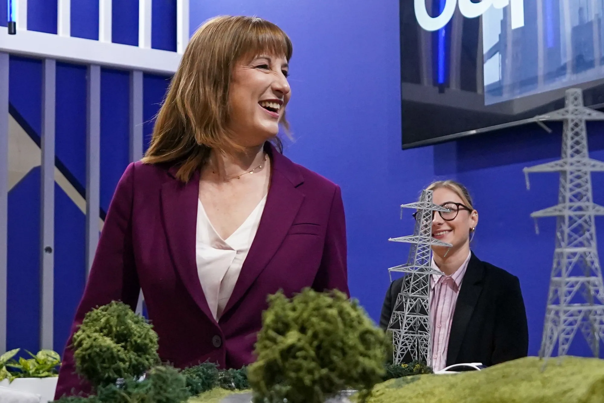Rachel Reeves with a model of a verdant,&nbsp;abundant Britain…&nbsp;but can she speed up making it a reality?