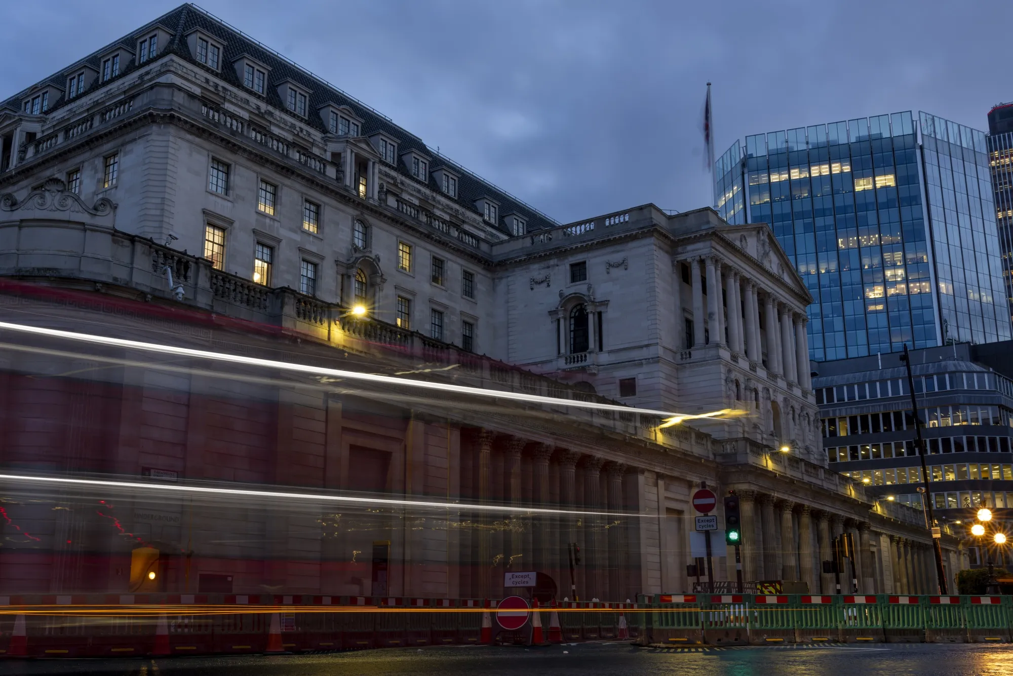 The Bank of England (BOE) in London.