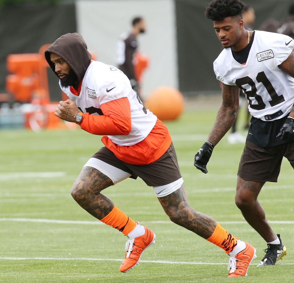 Watch live video inside Browns team shop stocked with new Odell