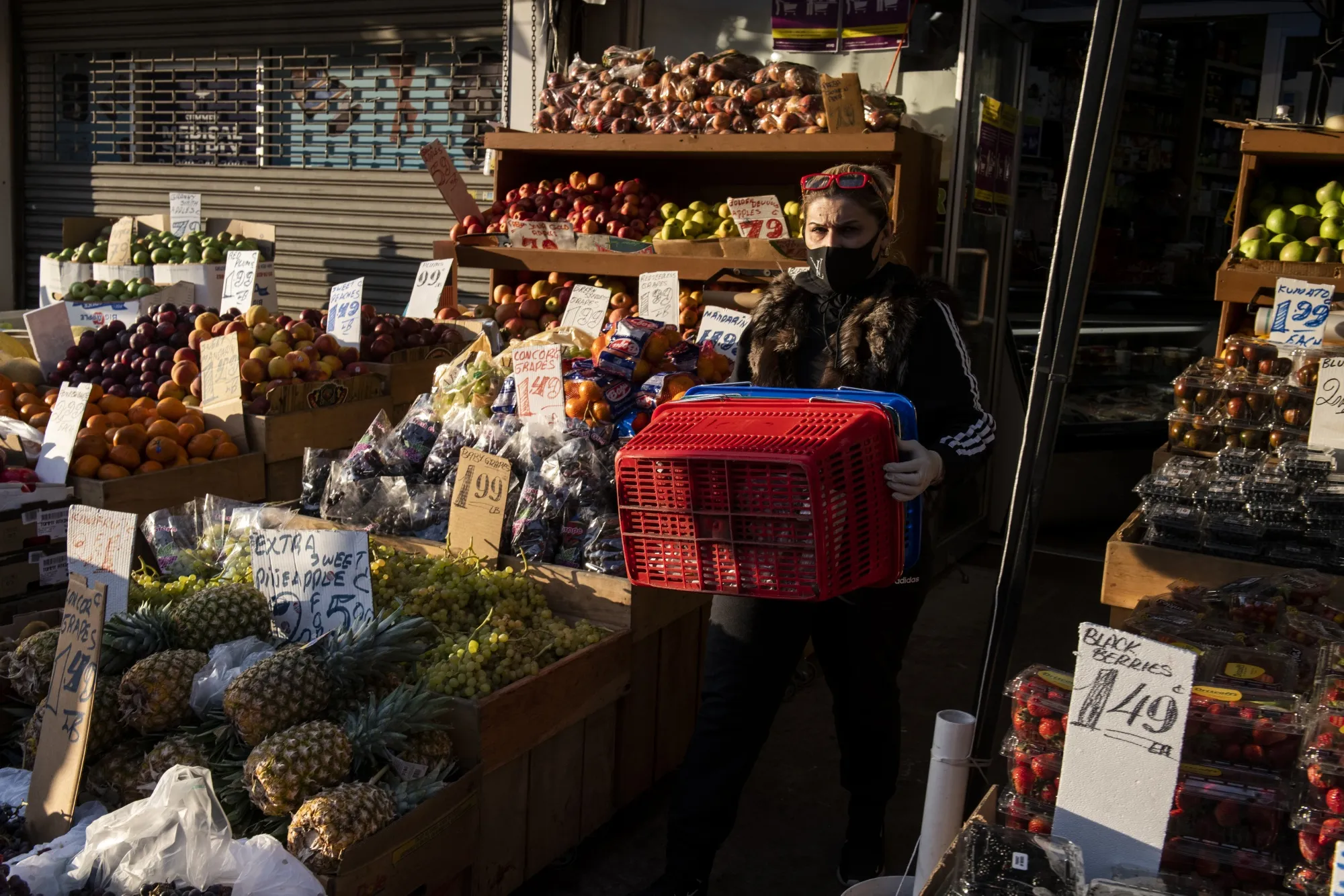 Americans have been spending more on food at grocery stores.